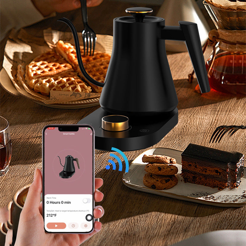 Klyra Precise Temperature Control Pour Over Kettle – 800mL, 304 Stainless Steel, Gooseneck Electric Kettle for Coffee & Tea