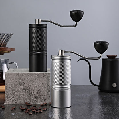 Klyra Ghost Tooth Flat Knife Hand Crank Coffee Grinder Professional Steel Core coffee grinder