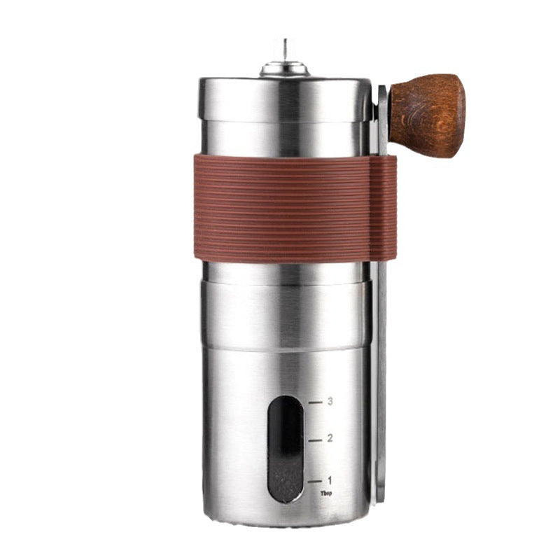 KlyraCoffee Foldable Manual Coffee Grinder – Portable Stainless Steel Hand Grinder for Fresh Espresso & Pour Over