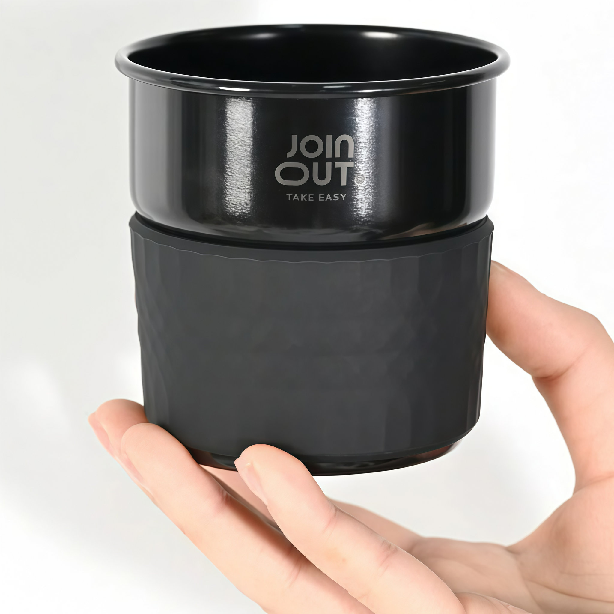 Camping Coffee Maker Set – Portable Pour Over Kit with Storage Case, Dripper, Coffee Cup & Bean Container