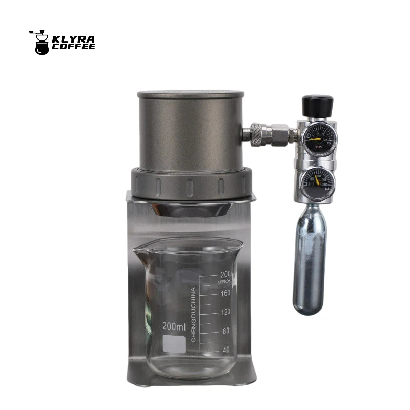 Klyra Portable Manual Espresso Maker – Power-Free High-Pressure Coffee Machine for Travel, Camping & Home Barista