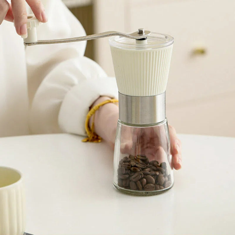 Pour Over Coffee Maker Set with Grinder – Complete Coffee Brewing Kit with Kettle, Dripper & Server Gift Set