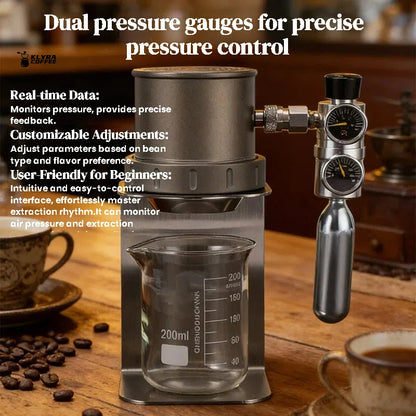 Klyra Portable Manual Espresso Maker – Power-Free High-Pressure Coffee Machine for Travel, Camping & Home Barista