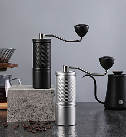 Klyra Ghost Tooth Flat Knife Hand Crank Coffee Grinder Professional Steel Core coffee grinder