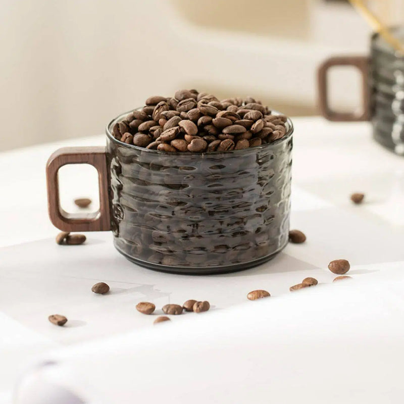 Klyra Japanese-style household cup – walnut wood coffee cup