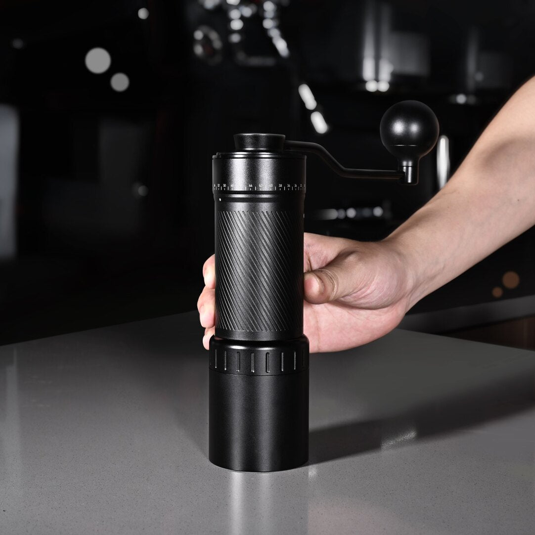 Klyra Titanium Ghost Burr Manual Coffee Grinder – 63mm CNC Precision Hand Grinder for Espresso & Pour Over | Klyra Coffee