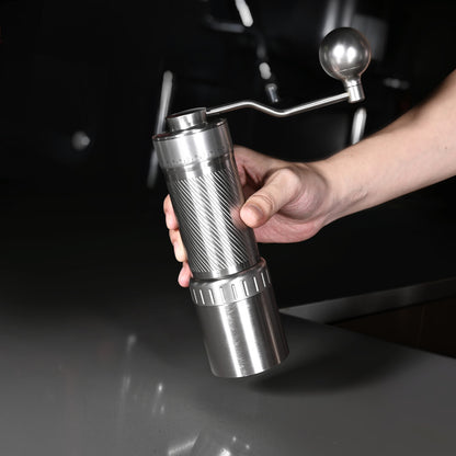 Klyra Titanium Ghost Burr Manual Coffee Grinder – 63mm CNC Precision Hand Grinder for Espresso & Pour Over | Klyra Coffee