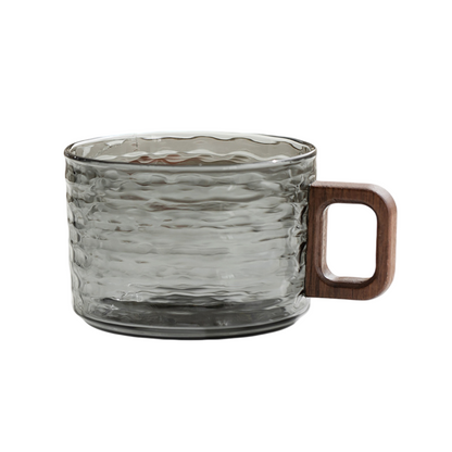 Klyra Japanese-style household cup – walnut wood coffee cup