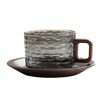 Klyra Japanese-style household cup – walnut wood coffee cup