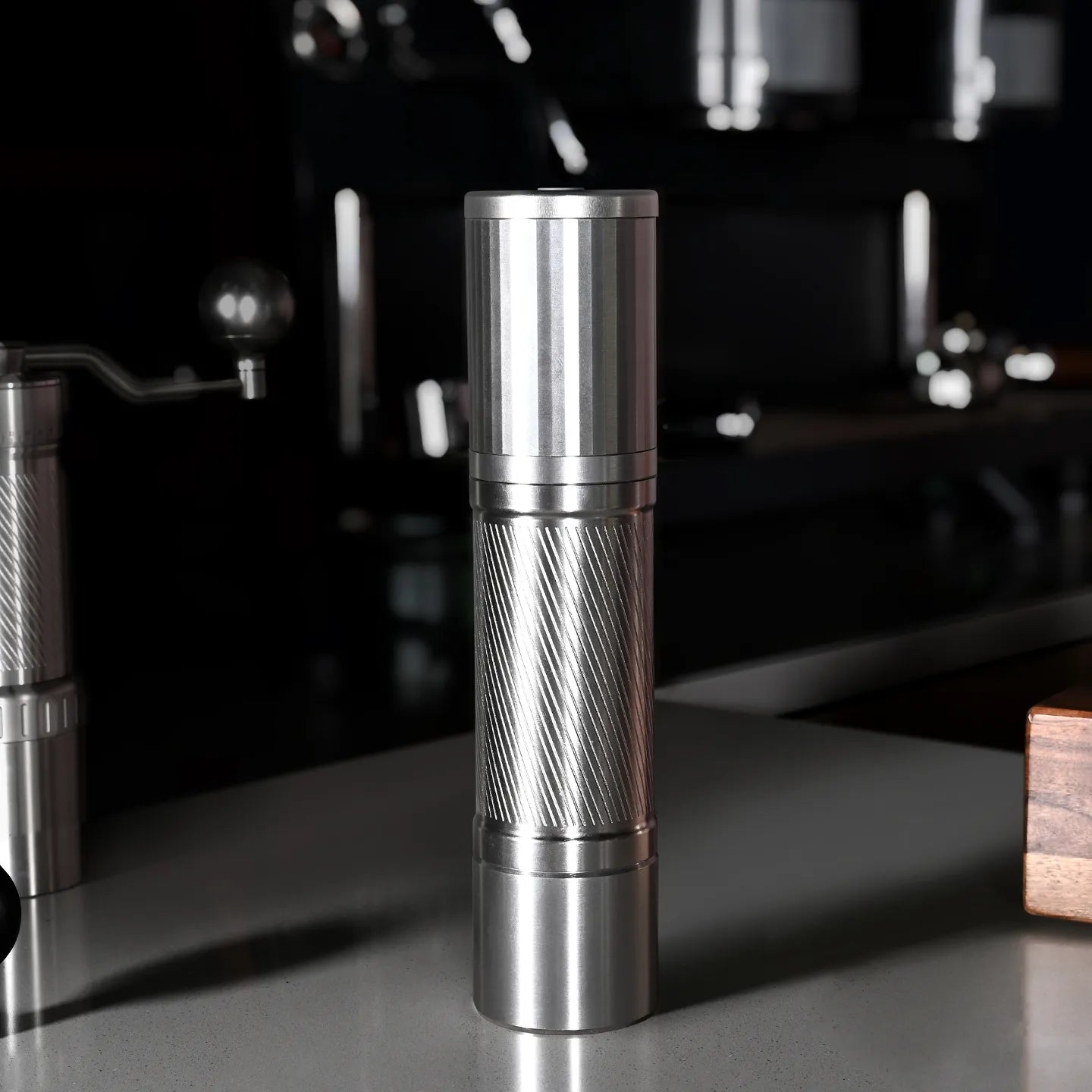 Klyra Electric Manual Hybrid Coffee Grinder with Titanium Ghost Burr – Precision Grinder for Espresso & Pour Over