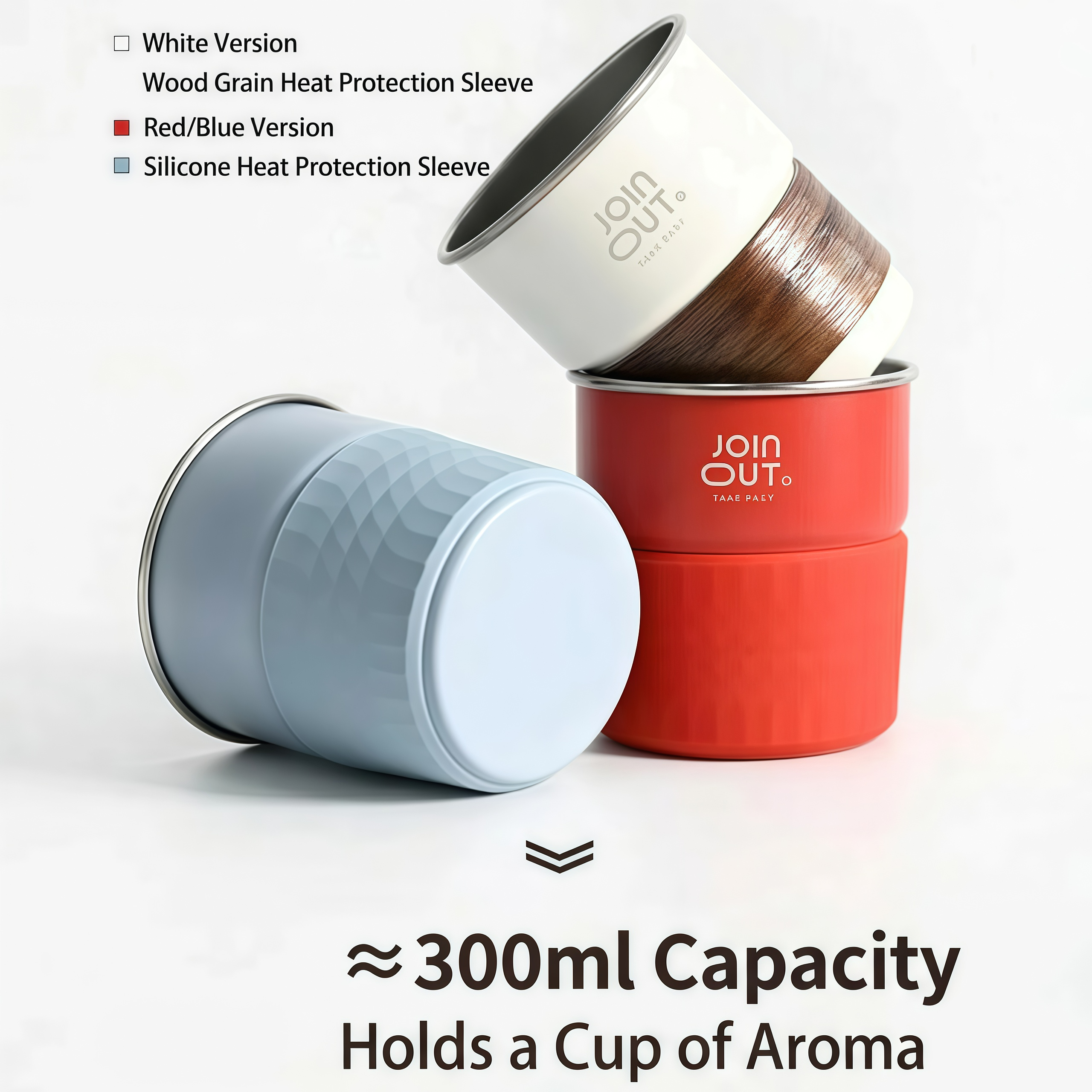 Camping Pour Over Coffee Kit – Portable Coffee Maker Set with Dripper, Paper Filters & Coffee Bean Container