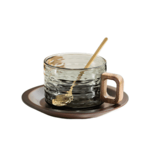 Klyra Japanese-style household cup - walnut wood coffee cup